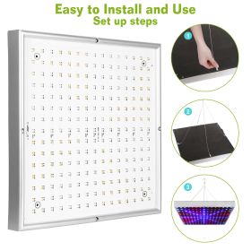 1 Set LED Grow Light Full Spectrum Hanging 225 LEDs Plant Grow Lamp Indoor Grow Light For Greenhouse Succulents Seedlings Plants Veg And Flower