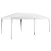 Outsunny Outdoor Gazebo Pop Up Canopy 10x20 Party Tent White Carry Bag