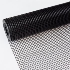 48 inch×50 ft Black Vinyl Coated Hardware Cloth, 19 Gauge 1/2 inch Black PVC Hardware Cloth