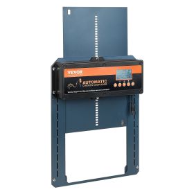 VEVOR Automatic Chicken Coop Door, Auto Chicken Door Opener with Timer & Light Sensor Aluminum Chicken Coops Door with Remote Control and LCD scr