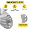VEVOR Metal Detector Sand Scoop, Stainless Steel Metal Detecting Beach Scoop Scoops, 10 MM Hole Beach Metal Detector Scoop Shovel