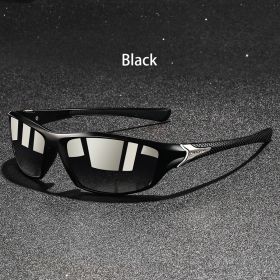 Photochromic Polarized Sports Vintage Sunglasses Men Women Fishing Cycling Driving Mountaineering Chameleon Sun Glasses UV400 (Lenses Color: Black)