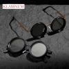 ND9 Adjustable Dimming Sun Glasses Men Women Polarized Round Sunglasses Retro Punk Men's Fishing Eyeglasses Outdoor Shades UV400